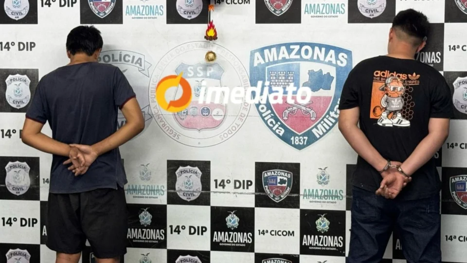 Dupla é presa por tráfico de drogas no bairro Coroado, zona Leste de Manaus