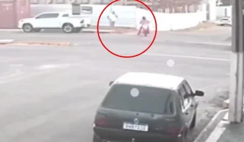 Veja o vídeo: PM tenta matar empresário em frente de estabelecimento e erra todos os tiros