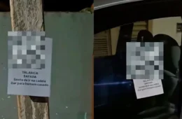 “Talarica de cadeia”: corna espalha cartazes com foto da amante do marido preso e viraliza em Campo Grande