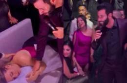 Veja vídeo: Convidada de Éder Militão vira meme após dormir durante show de Gusttavo Lima no casamento