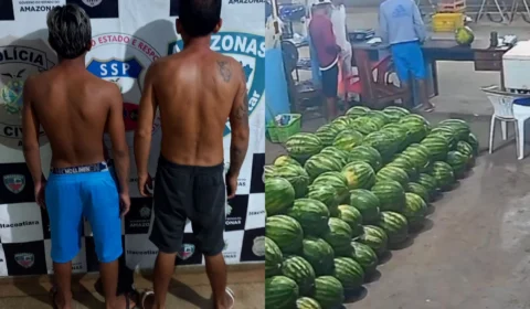 Dupla é presa após assaltar hortifrúti em Itacoatiara (AM)