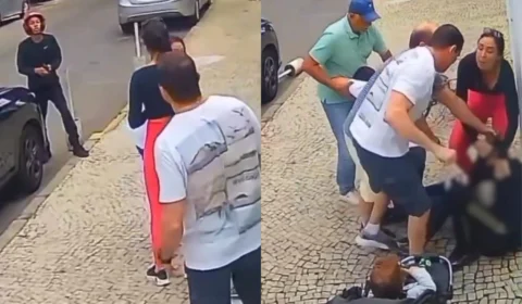 Vídeo: Bandido usa arma falsa para assaltar família com bebês e acaba rendido na Barra da Tijuca