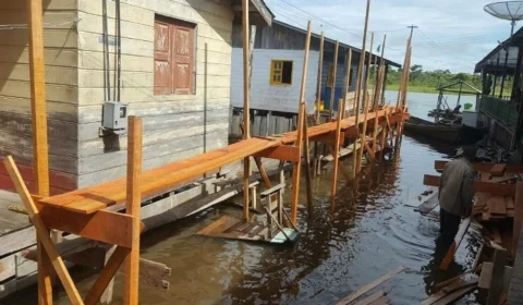 Cheias no Amazonas deixam 40 municípios em estado de emergência