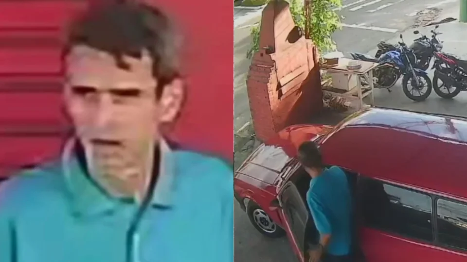 Vídeo: Ladrão furta carro com 32 anos de história no bairro Cachoeirinha e causa comoção familiar