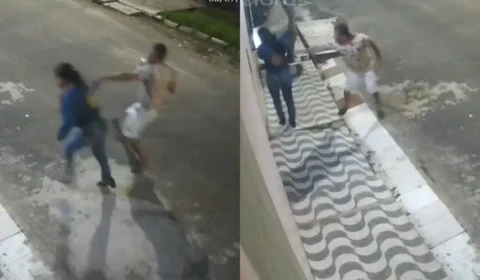 Mulher é brutalmente agredida com capacete em Parintins