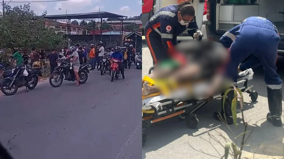 Veja o vídeo: ladrão toma sarrafo de moradores após tentar furtar casa no Cidade Nova