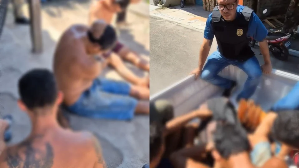 Veja o vídeo: trio é preso em Nhamundá por dopar e abusar sexualmente de menor de 17 anos