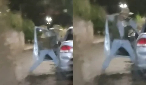 Veja o vídeo: Taxista de 75 anos é brutalmente agredido em frente a padaria