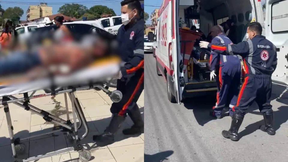 Veja o vídeo: duas pessoas são baleadas dentro de clínica no bairro Flores; vítimas são socorridas ao vivo