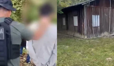 Veja o vídeo; Padrasto é preso por estupro de enteada de 4 anos e lhe passar IST; Ele obrigava sua irmã de 17 anos a se prostituir em Manaus