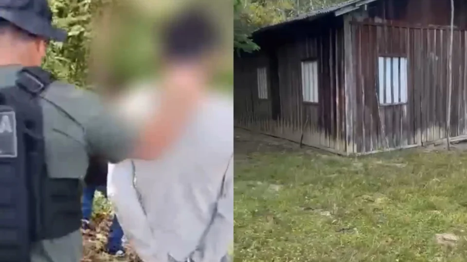 Veja o vídeo; Padrasto é preso por estupro de enteada de 4 anos e lhe passar IST; Ele obrigava sua irmã de 17 anos a se prostituir em Manaus