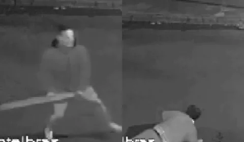 Vídeo forte: homem é morto a pauladas após discutir com vizinho em São Paulo