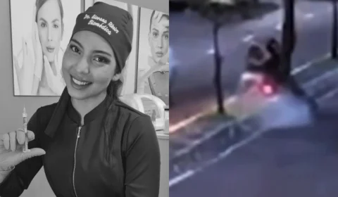 Veja o vídeo: confira o momento em que buraco causa acidente fatal com grávida e bebê na Djalma Batista