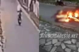 Veja o vídeo: moto explode após batida e duas pessoas morrem na hora em João Pessoa