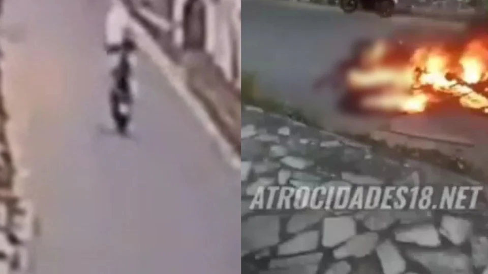 Veja o vídeo: moto explode após batida e duas pessoas morrem na hora em João Pessoa