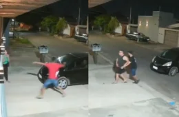 Veja o vídeo: Criminosos rendem casal e invadem residência no Centro da cidade