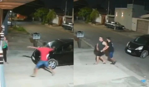 Veja o vídeo: Criminosos rendem casal e invadem residência no Centro da cidade