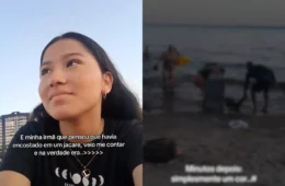 Veja o vídeo: Dia de lazer vira tragédia e corpo de homem é encontrado boiando na Praia da Ponta Negra