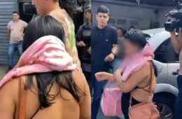 Vídeo: Mãe de bebê de um mês que morreu asfixiado permanece em silêncio ao ser levada para a delegacia