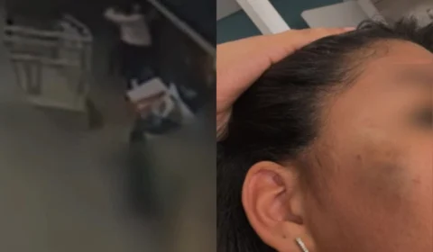 Vídeo: Mulher é agredida com socos por motorista de app após reclamar de cheiro de cigarro