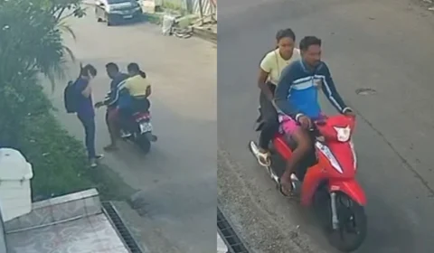 Vídeo: ‘Casal da Biz’ assalta jovem em plena luz do dia no Nova Cidade