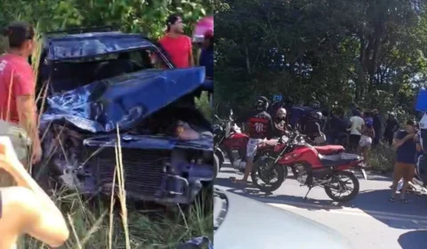 Vídeo: Mulher morre em grave acidente no Conj. Lula; motorista está em estado grave