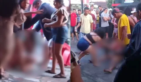 Vídeo: Travesti é esfaqueada durante confusão em ‘inferninho’ na Praça dos Bois, em Parintins