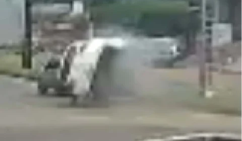 VEJA VÍDEO: Técnico em telecomunicações morre atropelado em acidente em Boa Vista