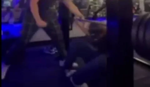 VEJA: Estudante de educação física fratura pernas em acidente com 140 kg em academia no Paraná