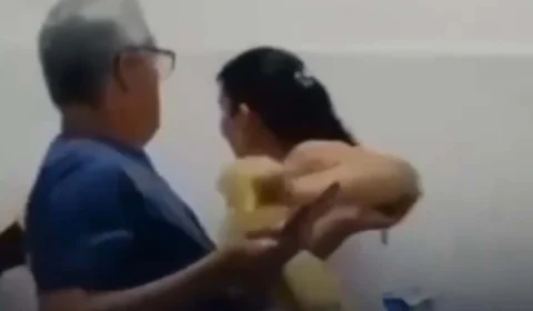 VEJA VÍDEO: Mulher agride servidores em Atalaia-AL após bloqueio do Bolsa Família