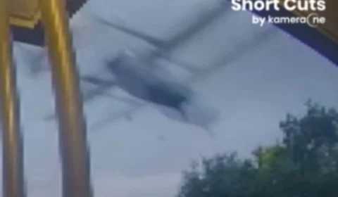 Veja momento em que avião monomotor cai nos EUA e família sobrevive