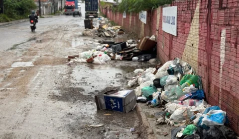 Moradores do Nova Cidade denunciam falta de infraestrutura e presença de carretas na Av. 7 de Maio