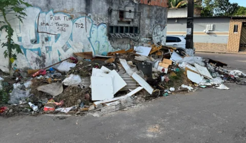 Moradores da Colônia Terra Nova denunciam buracos e abandono na Av. Cristã
