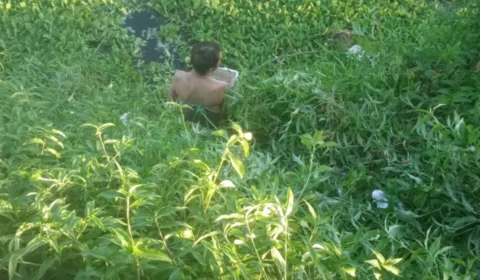 Homem é resgatado de igarapé no Morro da Liberdade pelo Corpo de Bombeiros