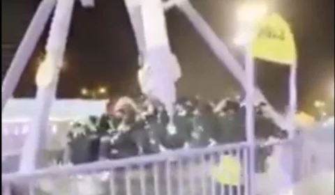 Veja grave acidente em brinquedo de parque saudita: 23 pessoas feridas