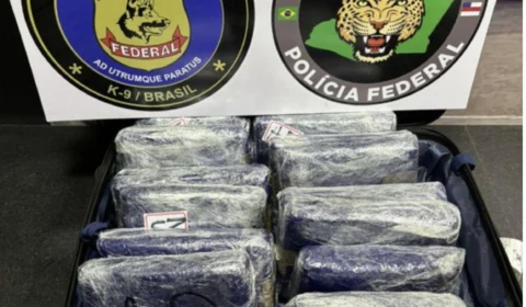 Mulher é presa em flagrante com 15 quilos de maconha no Aeroporto Internacional Eduardo Gomes em Manaus