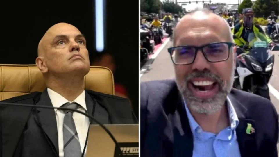 Alexandre de Moraes multa Allan dos Santos em R$ 15 mil por desrespeito ao STF