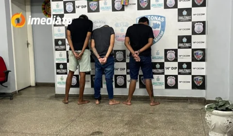 ROCAM prende três criminosos após sequestro e assalto a motorista de aplicativo no bairro Coroado