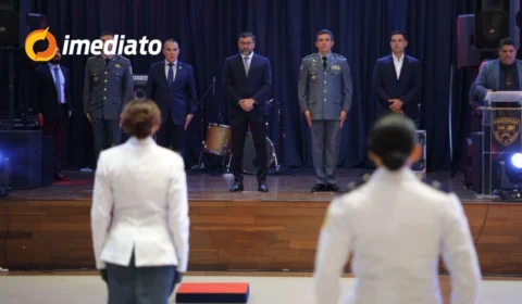 Durante formatura, governador Wilson Lima destaca importância de novos oficiais de saúde para a Polícia Militar
