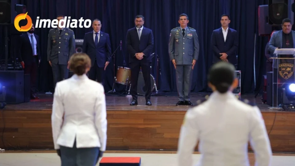 Durante formatura, governador Wilson Lima destaca importância de novos oficiais de saúde para a Polícia Militar