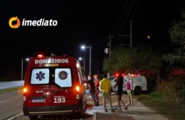 Jovem desaparece no Rio Negro e Bombeiros realizam tentativa de resgate próximo à Ponte Jornalista Phelippe Daou