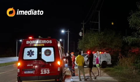 Jovem desaparece no Rio Negro e Bombeiros realizam tentativa de resgate próximo à Ponte Jornalista Phelippe Daou