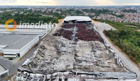 VÍDEO: Veja como ficou a fábrica Effa Motors após incêndio no Distrito Industrial de Manaus