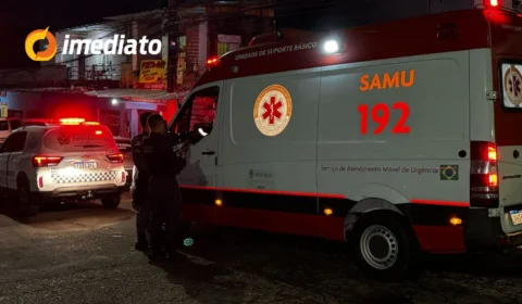 Homem em situação de rua é brutalmente agredido durante confusão no bairro Praça 14, em Manaus