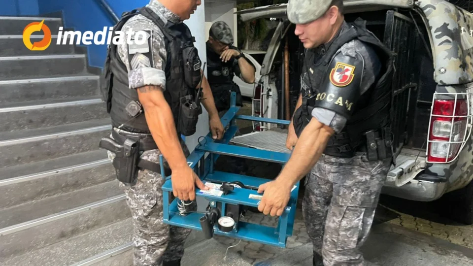 Rocam desarticula laboratório de drogas durante patrulhamento no bairro Jorge Teixeira