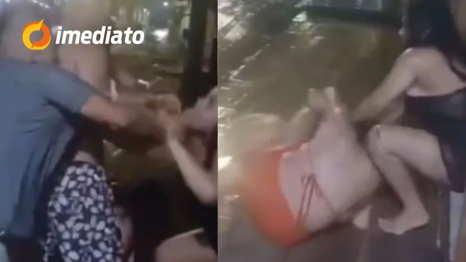 VEJA VÍDEO: Mulheres trocam socos e puxão de cabelo durante festa em ‘adega’ no bairro Mauazinho