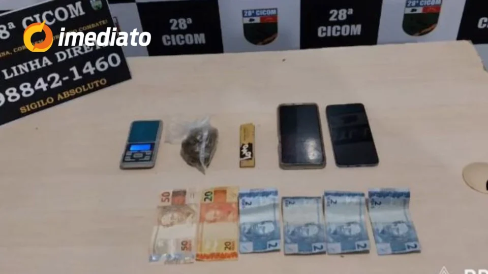 Homem é preso com drogas e objetos ilícitos no bairro Puraquequara, em Manaus