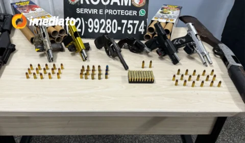 Foguetório em Manaus termina com prisões e armas apreendidas na comunidade Fátima 1