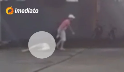 VEJA VÍDEO: Homem agride e arrasta namorada pelos cabelos em posto de combustível