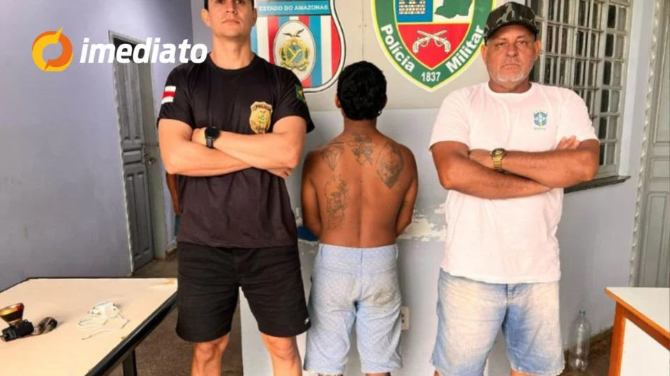 Homem é preso por agredir e ameaçar companheira com um terçado no interior do Amazonas